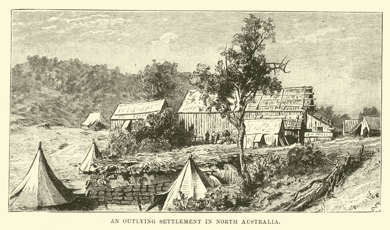 En avsidesliggende bosetning i Nord-Australia av English School