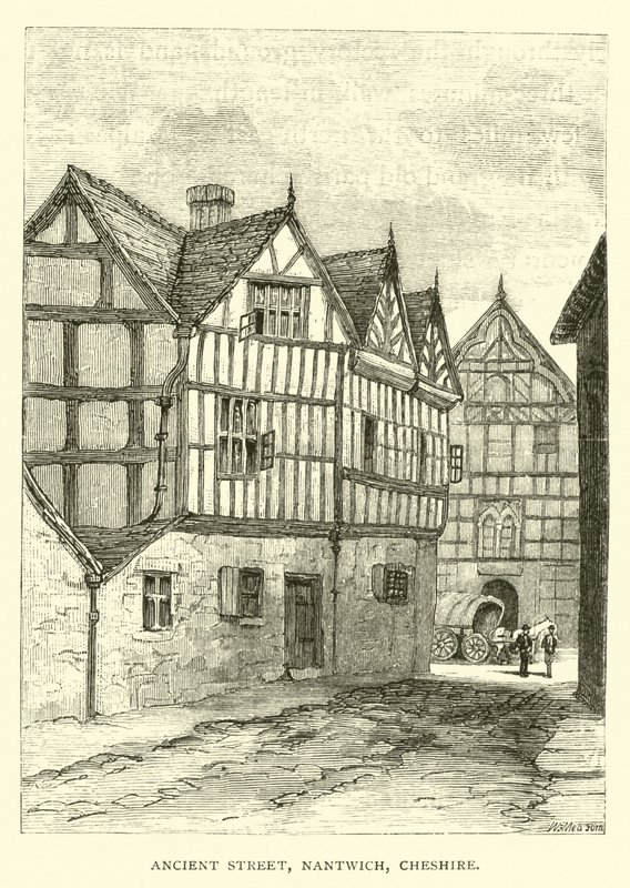 Ancient Street, Nantwich, Cheshire av English School