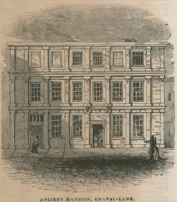 Gammelt herskapshus, Gravel Lane, London av English School