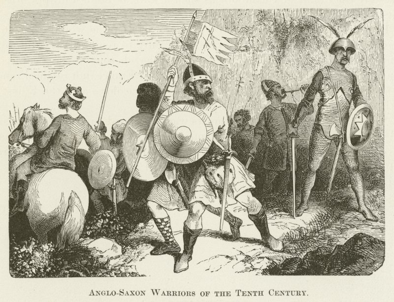 Anglo-Saxon Warriors of the Tith Century av English School