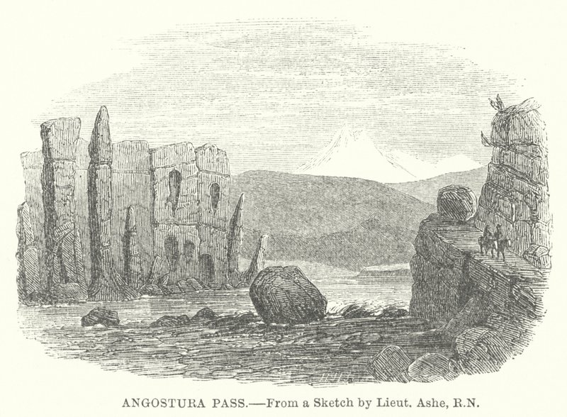 Angostura-passet (gravering) av English School