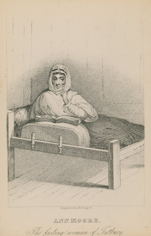 Ann Moore, den fastende kvinnen i Tutbury av English School