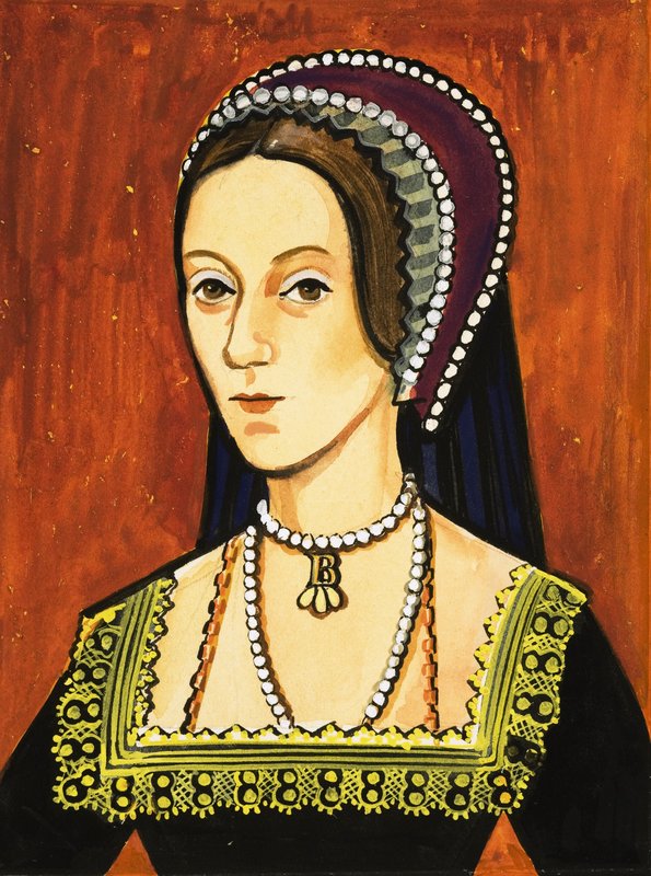 Anne Boleyn av English School