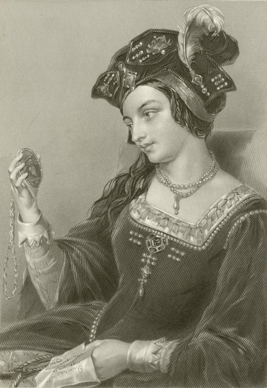 Anne Boleyn, andre kone til kong Henry VIII av English School
