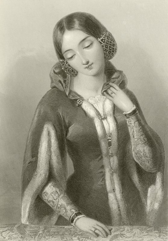 Anne av Böhmen, dronning av kong Richard II av English School
