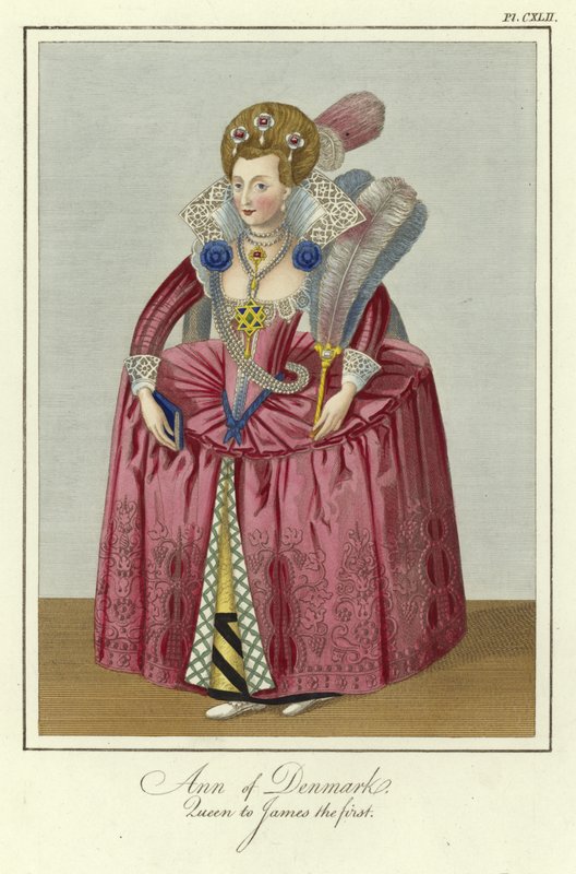 Anne av Danmark, dronning til James I av England av English School