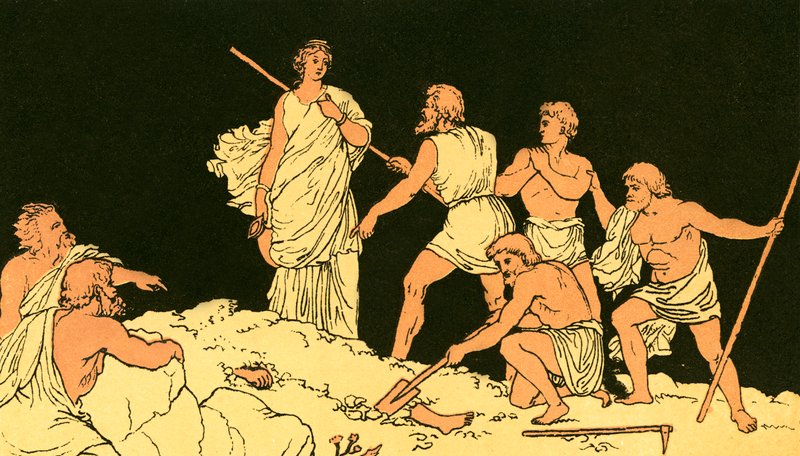 Antigone og kroppen til Polynices av English School