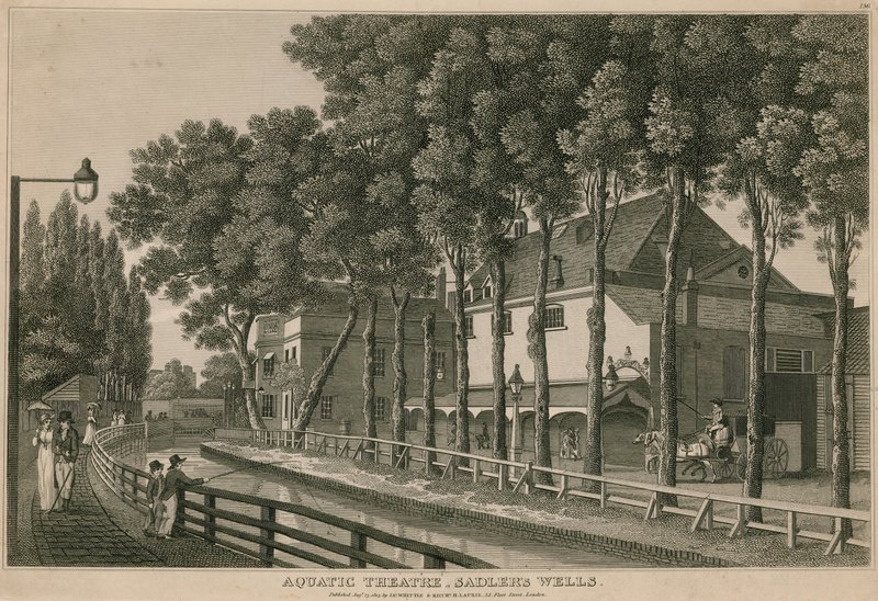 Aquatic Theatre, Sadlers Wells, London av English School