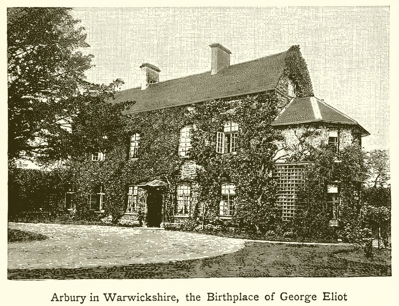 Arbury i Warwickshire, fødestedet til George Eliot av English School