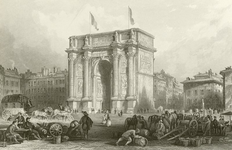 Triumfbuen, Marseille av English School
