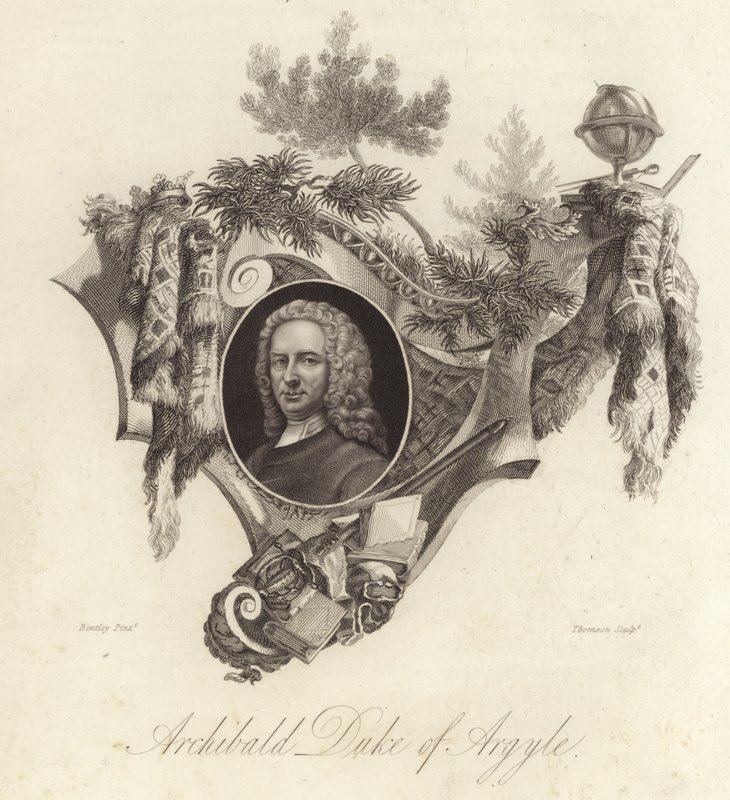 Archibald Campbell, tredje hertug av Argyll, skotsk politiker, advokat og soldat (gravering) av English School