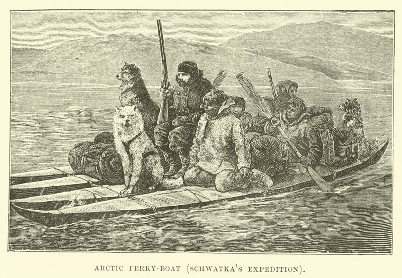 Arctic Ferry boat, Schwatkas Expedition av English School