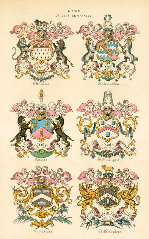 Arms of City Companies av English School