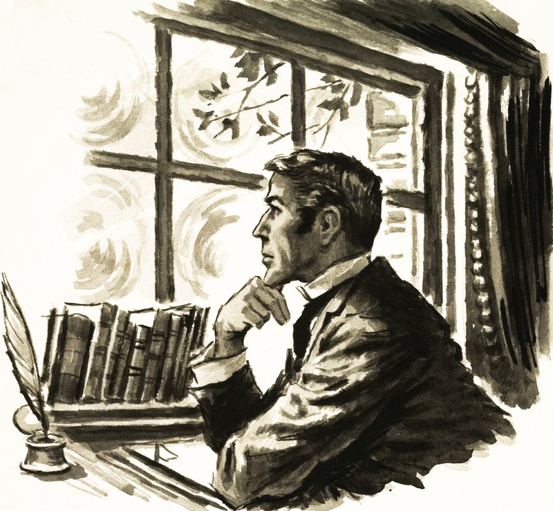 Arnold Bennett: en scene fra En mann fra nord av English School