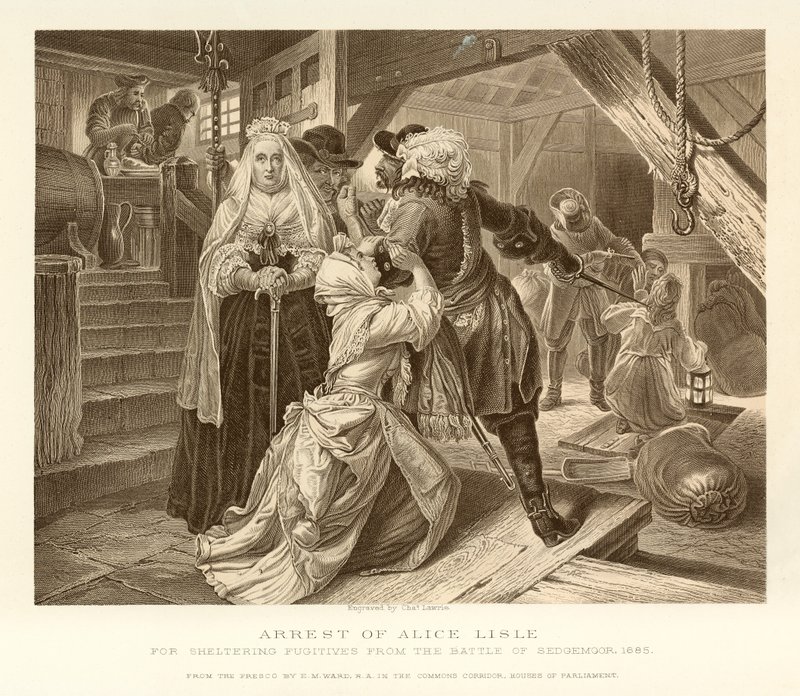 Arrestasjon av Alice Lisle av English School