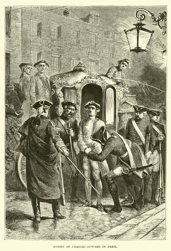 Arrestasjon av Charles Edward i Paris av English School