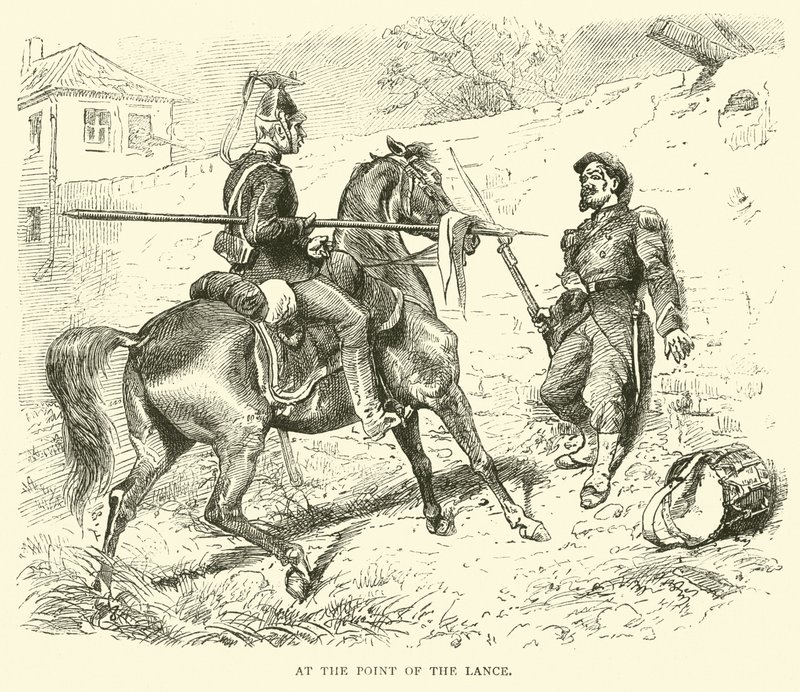 På punktet av lansen, september 1870 av English School