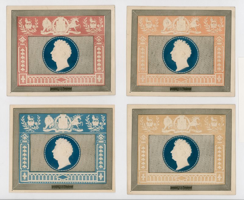Atlas Newspaper, give-aways for kroningen av George IV, 19. januar 1820 av English School