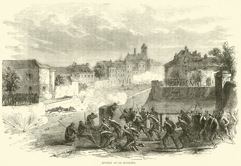 Angrep på Le Bourget, oktober 1870 av English School