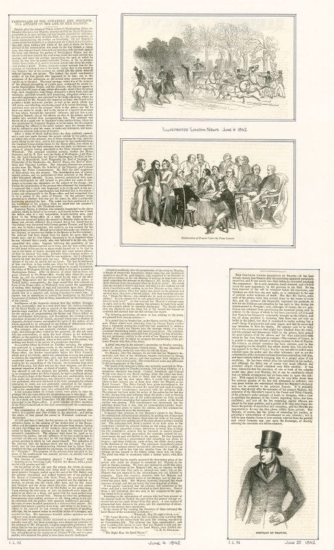 Forsøk på dronning Victorias liv, 1842 av English School
