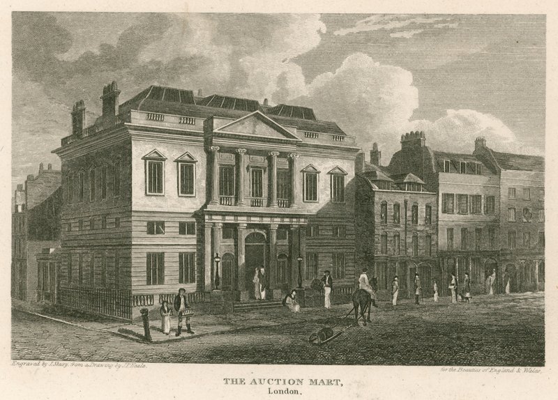Auction Mart, St Bartholomews Lane, London av English School