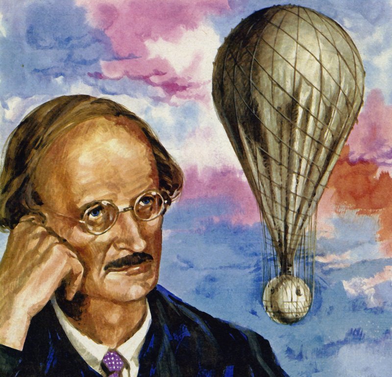 Auguste Piccard, en sveitsisk vitenskapsmann, steg til over 53 000 fot i en ballong av English School