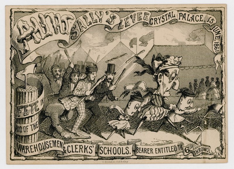 Tante Sallys Levee, Crystal Palace, 15. juni 1861 av English School