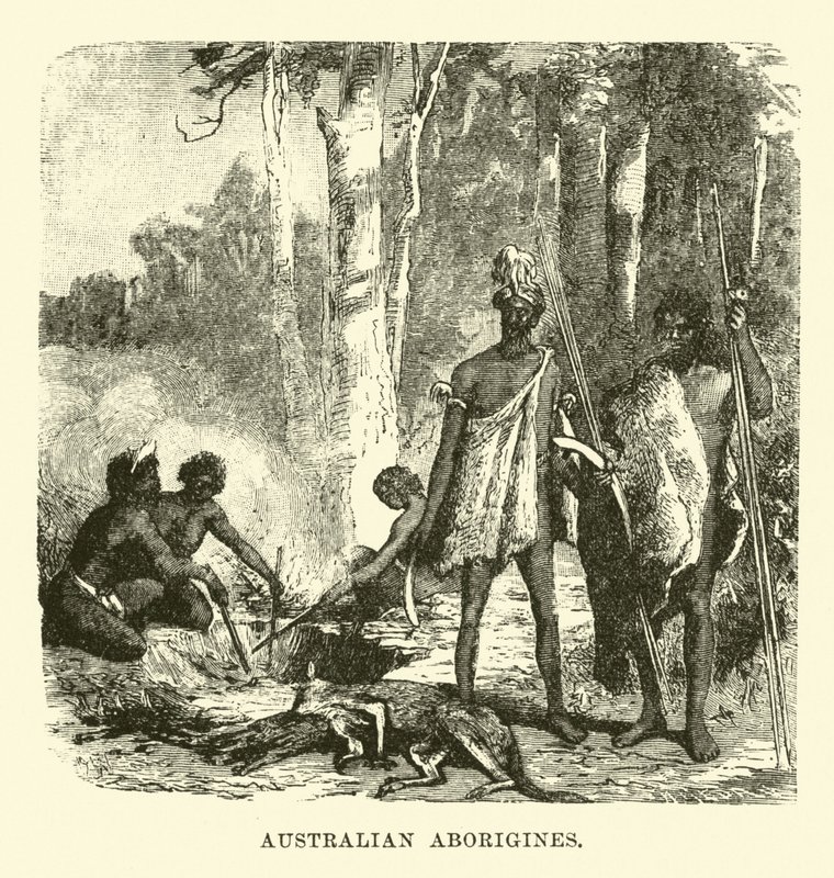 australske aboriginer av English School