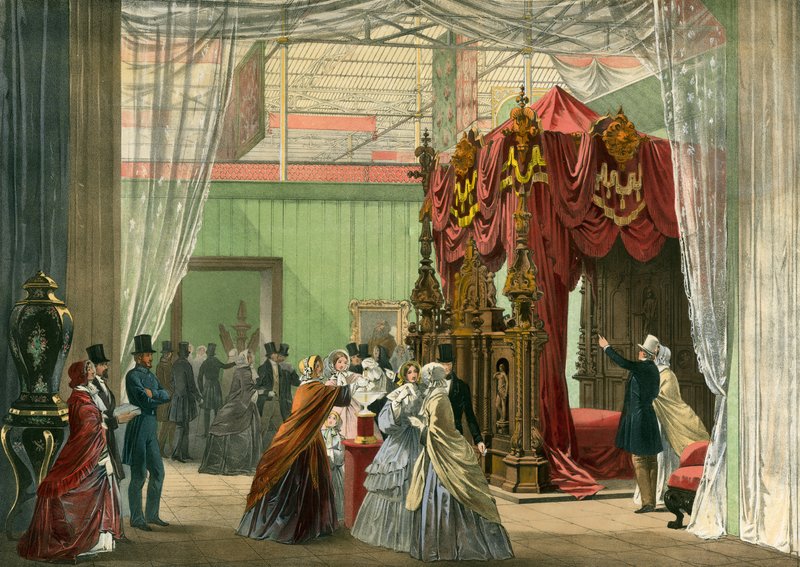 Østerrike, nr. 1, store utstillingen, 1851 av English School