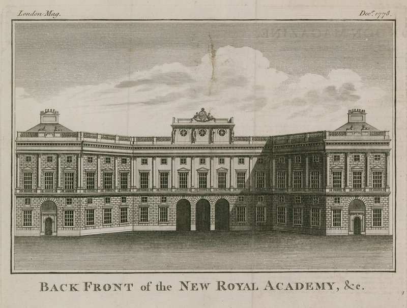 Bak foran det nye Royal Academy av English School