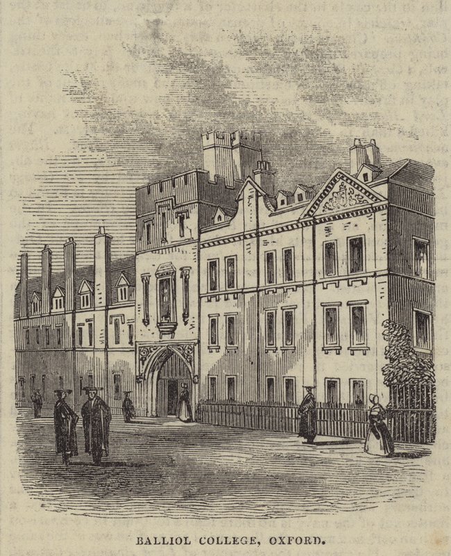 Balliol College, Oxford (gravering) av English School