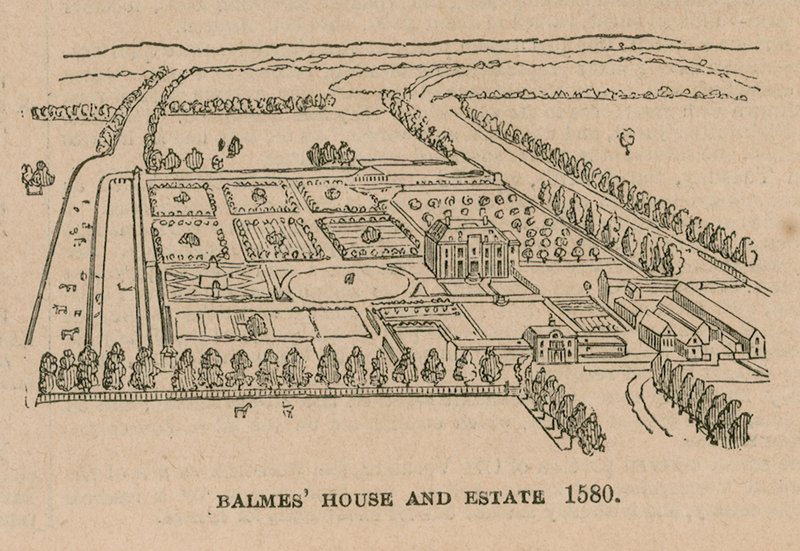 Balmes hus og eiendom, 1580 av English School