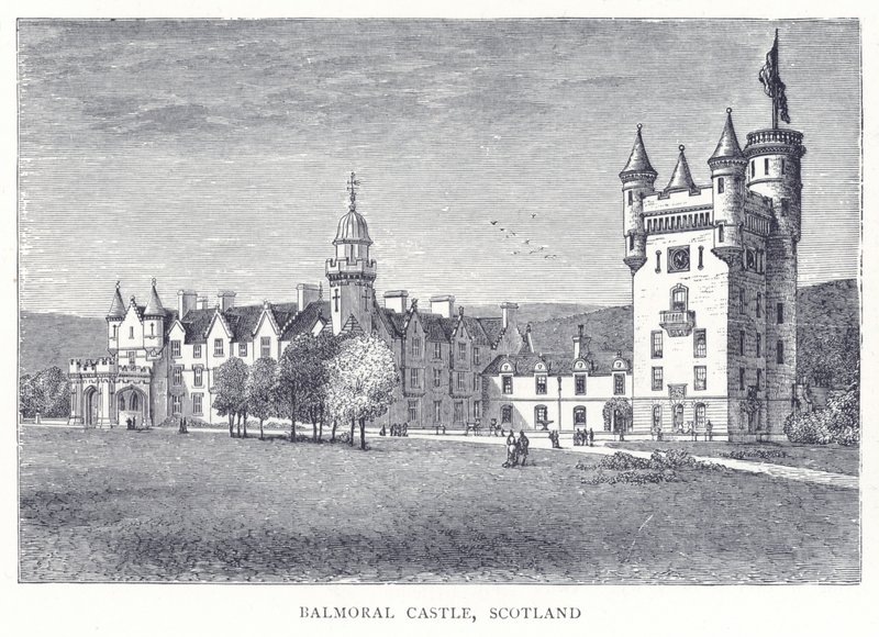 Balmoral Castle, Skottland av English School