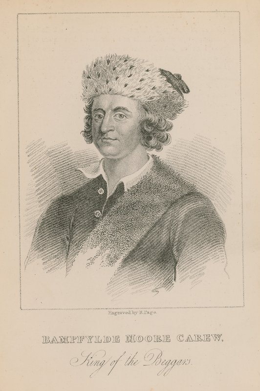 Bamfylde Moore Carew, King of the Beggars av English School