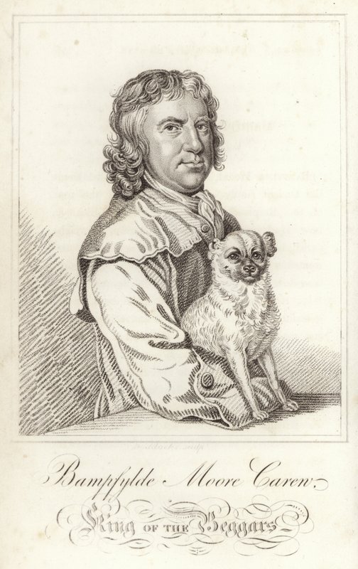 Bampfylde Moore Caren, King of the Beggars av English School