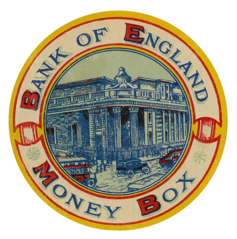 Bank of England, pengeboks av English School