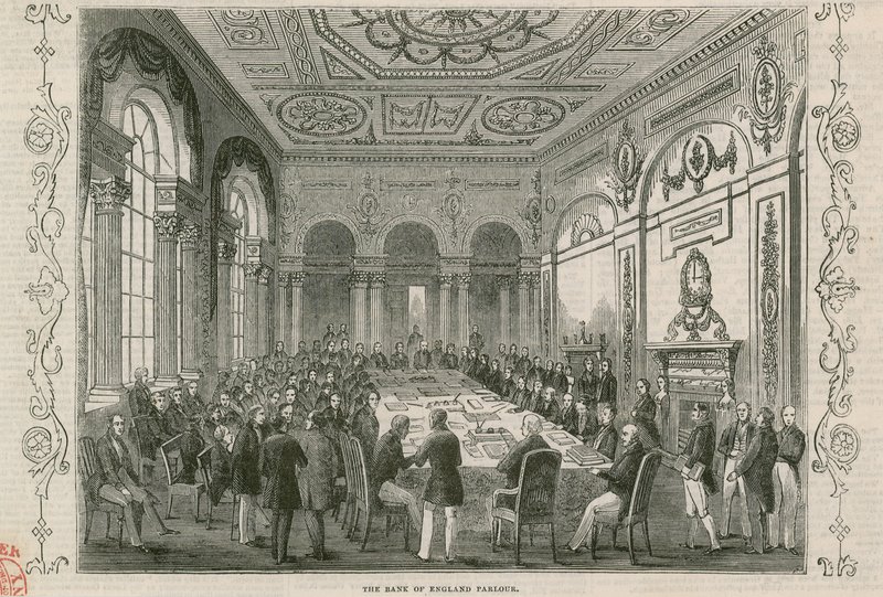 Bank of England, Parlor av English School