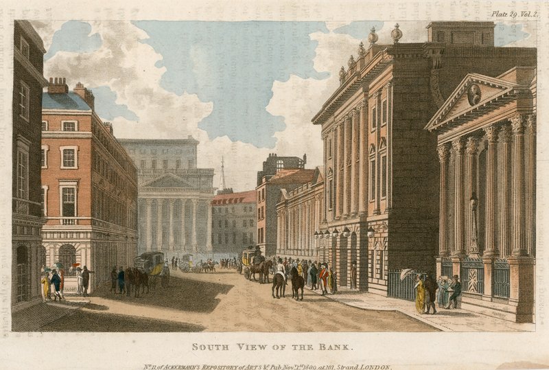 Bank of England, West Wing la til av English School