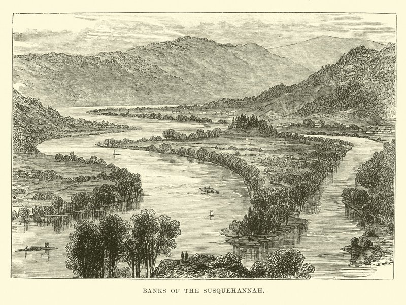 Banks of the Susquehannah av English School