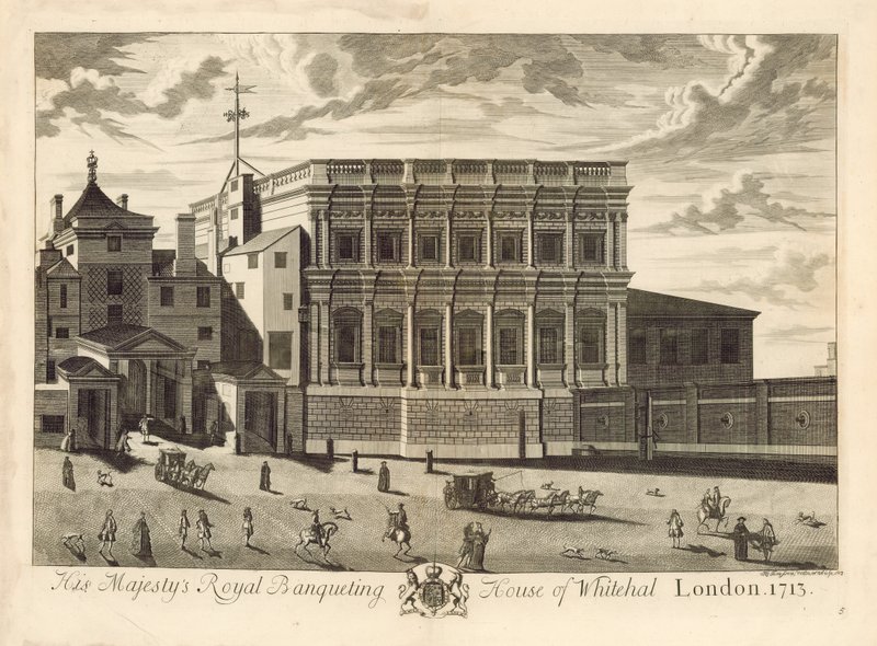 Banketthuset, Whitehall, 1713 av English School