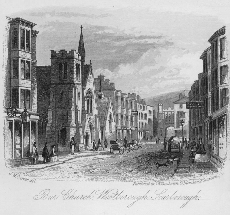 Bar Church, Westborough, Scarborough (gravering) av English School