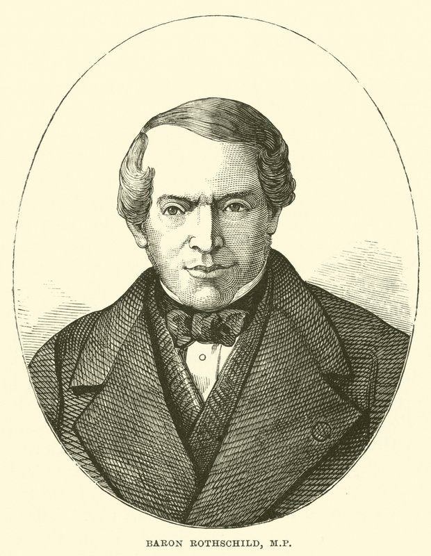 Baron Rothschild, MP (gravering) av English School