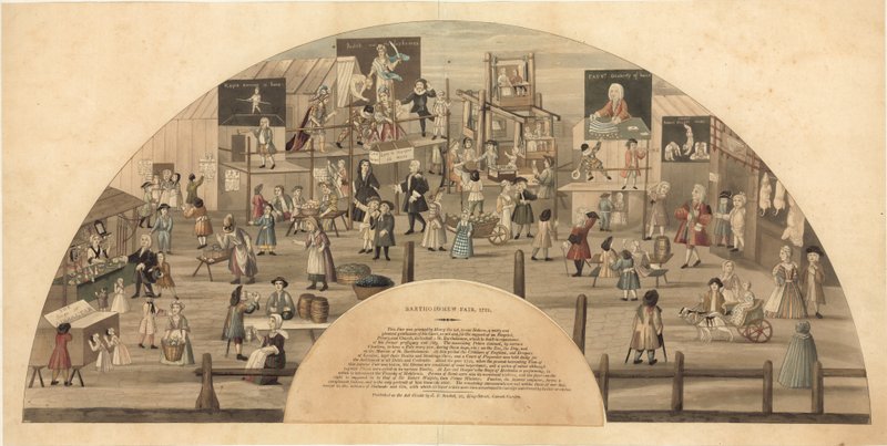 Bartholomew Fair, 1721 av English School
