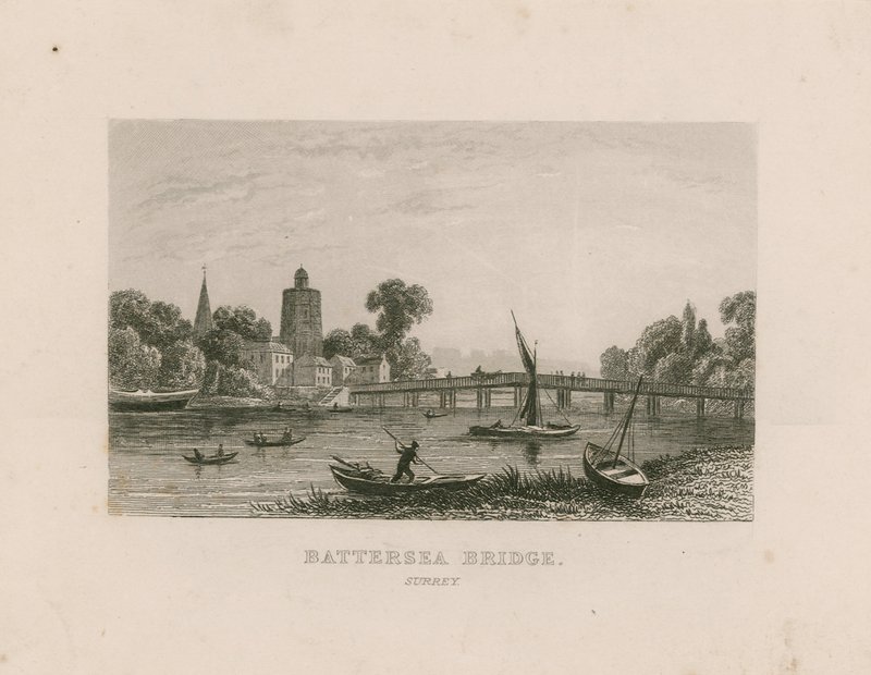 Battersea Bridge, Surrey av English School