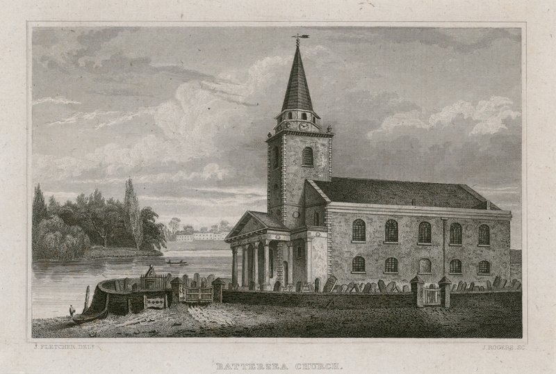 Battersea kirke, Surrey av English School