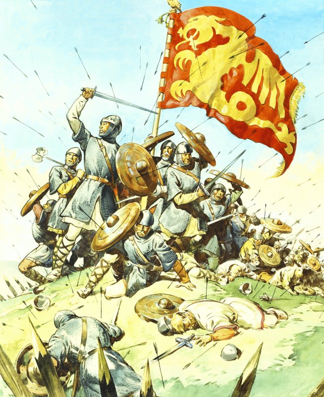 Kampscene av English School
