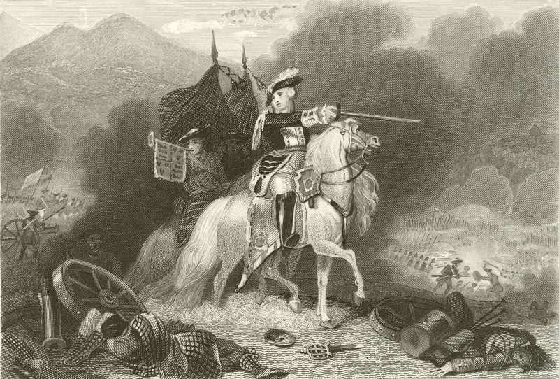 Slaget ved Culloden av English School
