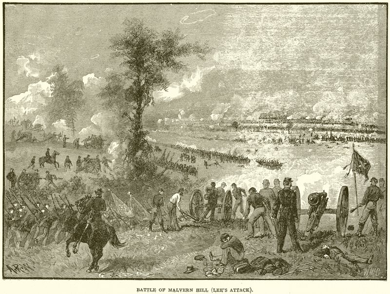 Slaget ved Malvern Hill (Lees Attack) av English School
