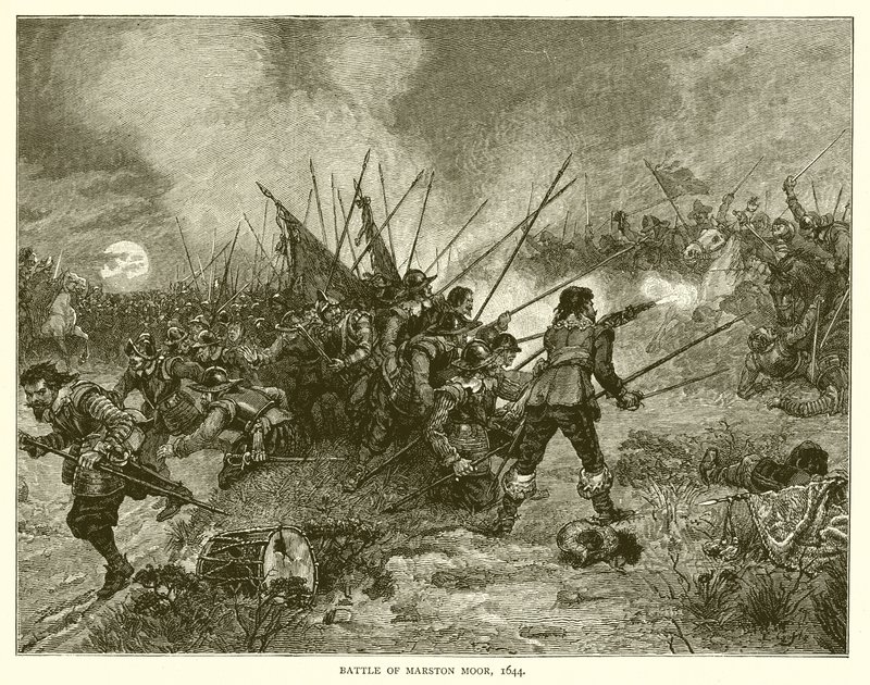 Slaget ved Marston Moor, 1644 av English School