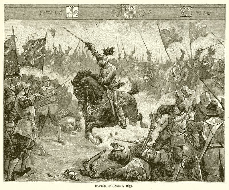 Slaget ved Naseby, 1645 av English School